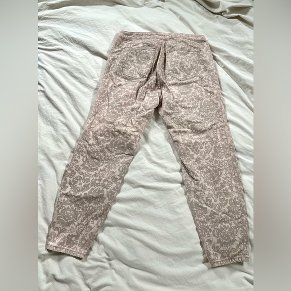 Pilcro Anthropologie Flocked High Rise “Leggings” size 16W - Picture 7 of 9